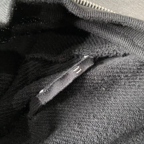 Boris Bidjan Saberi 11 BBS black hoodie Asymmetrical Pattern Removable Hood, S - Picture 7 of 12